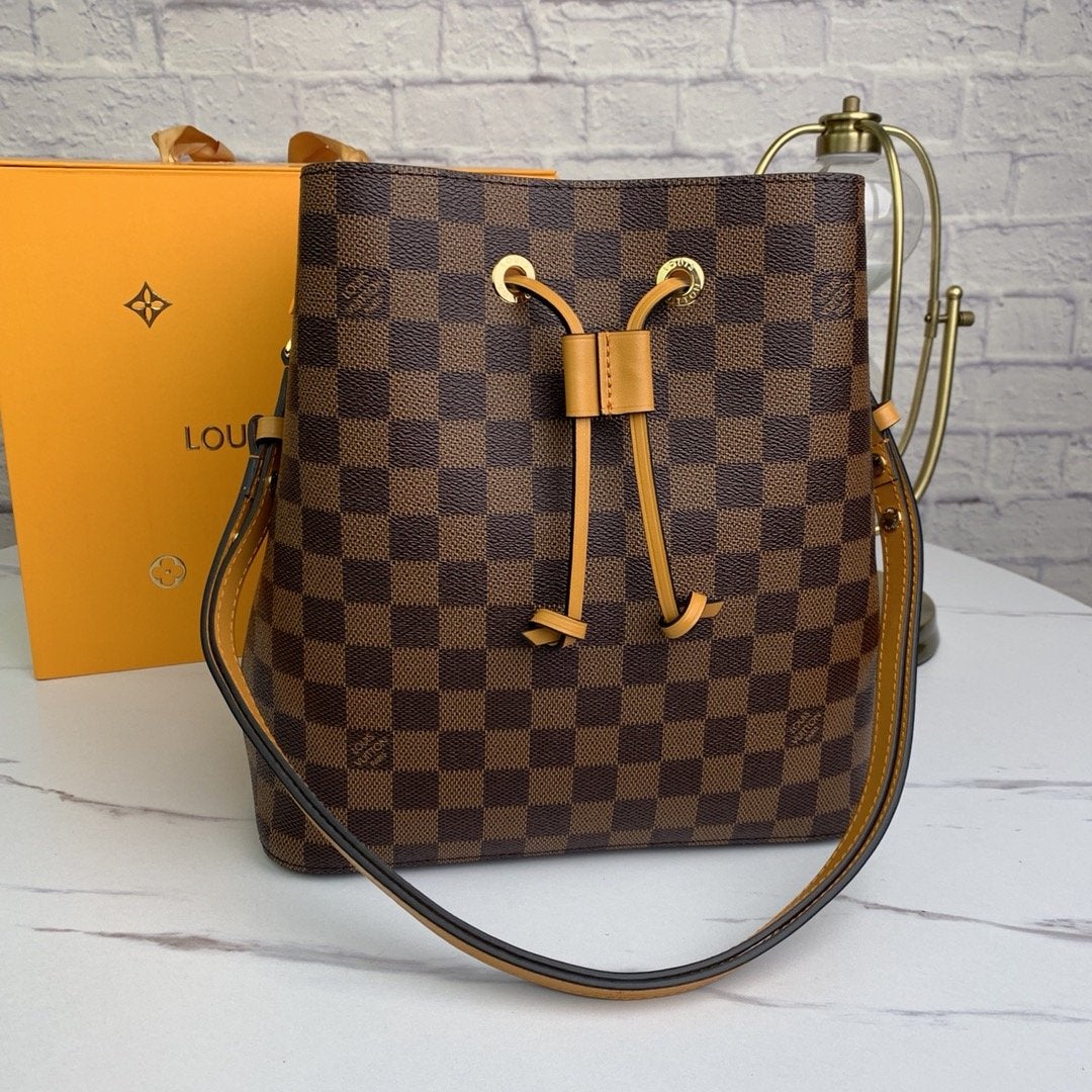 SAC SEAU NEO NOE 26CM DAMIER EBELE