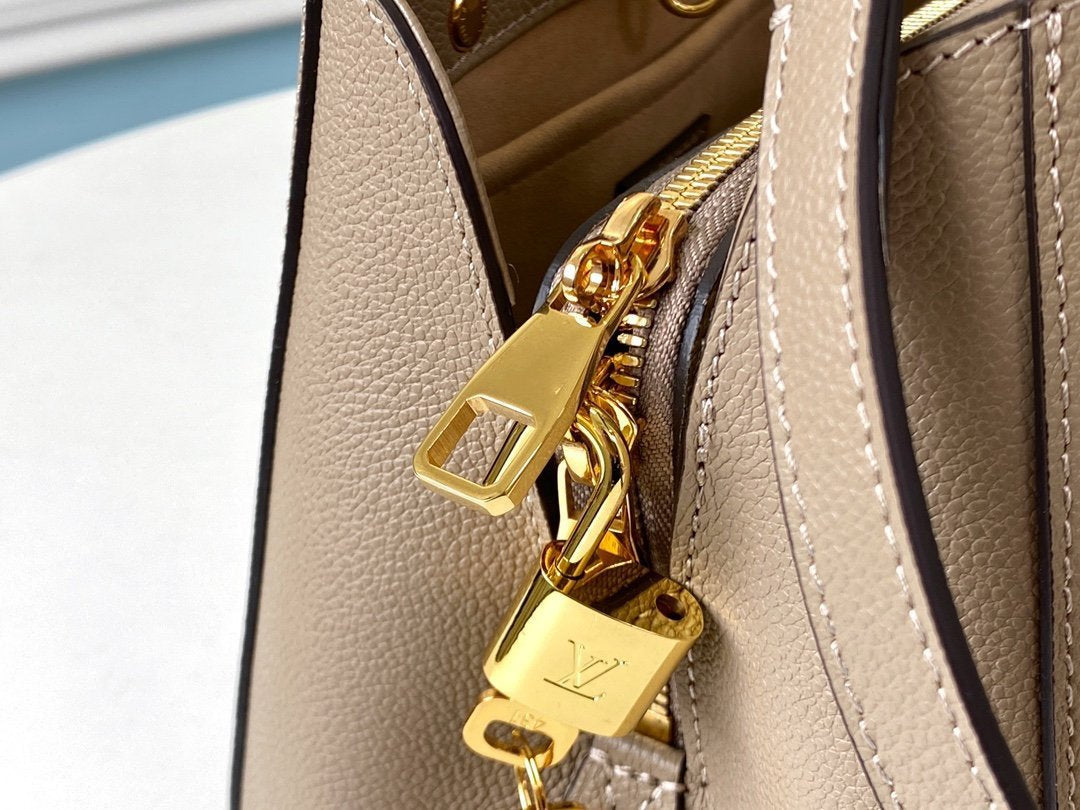 MONTAIGNE BB 29CM CUIR MONOGRAMME BEIGE
