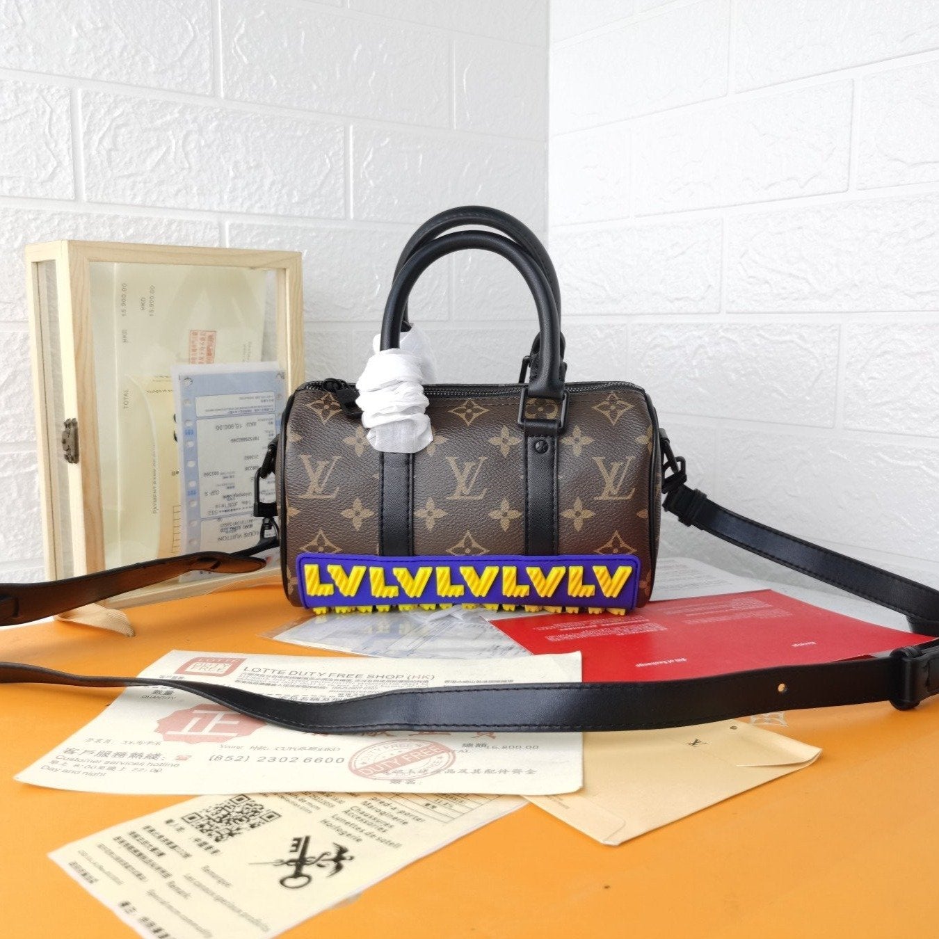 TOILE MONOGRAMME LV KEPPALL XS