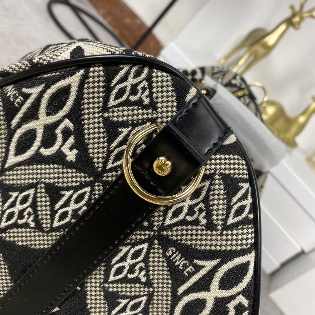LV KEEPALL BANDOULIÈRE 45 1854 JACQUARD GRIS
