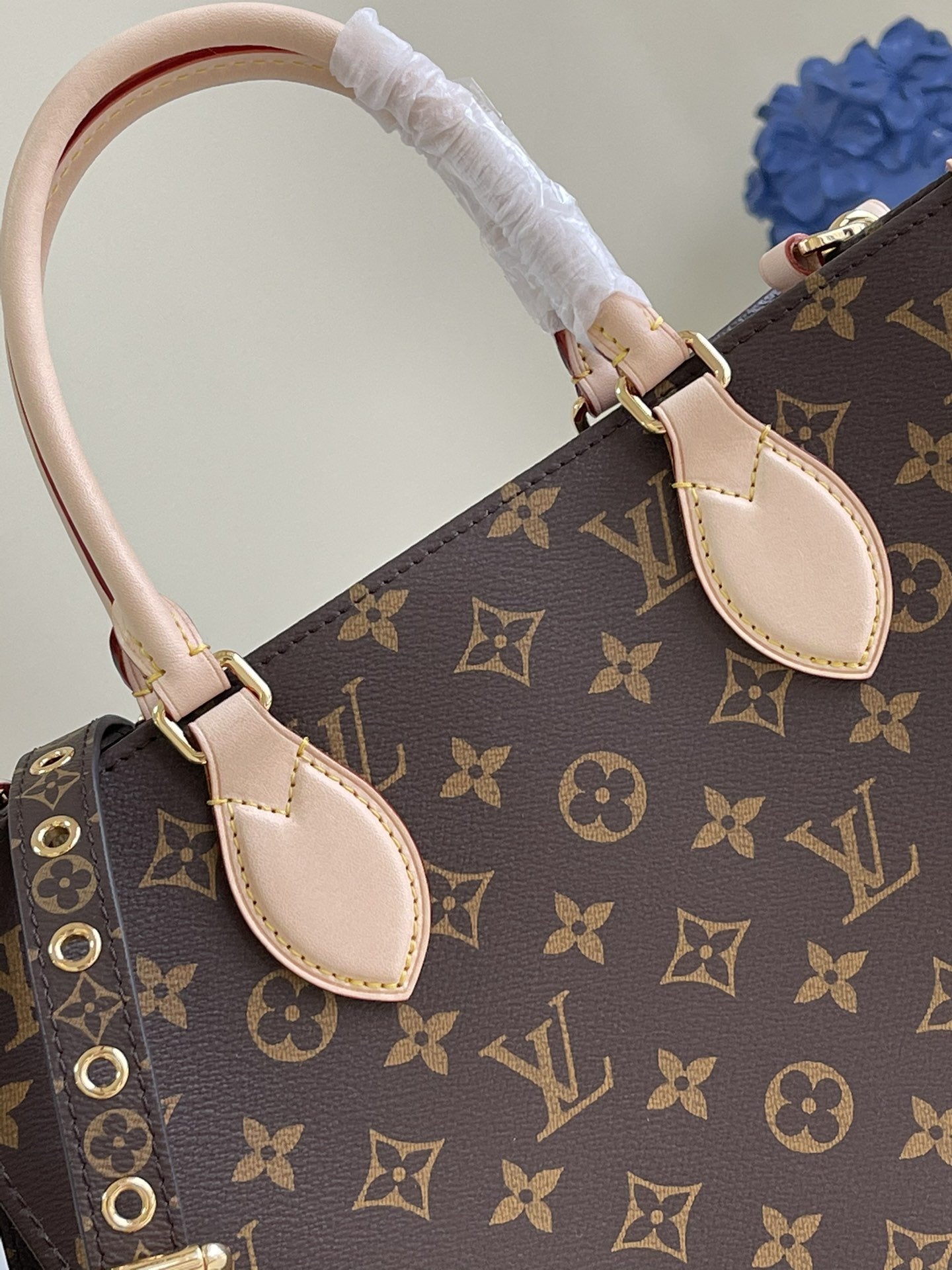 SAC PLAT 30CM TOILE MONOGRAMME
