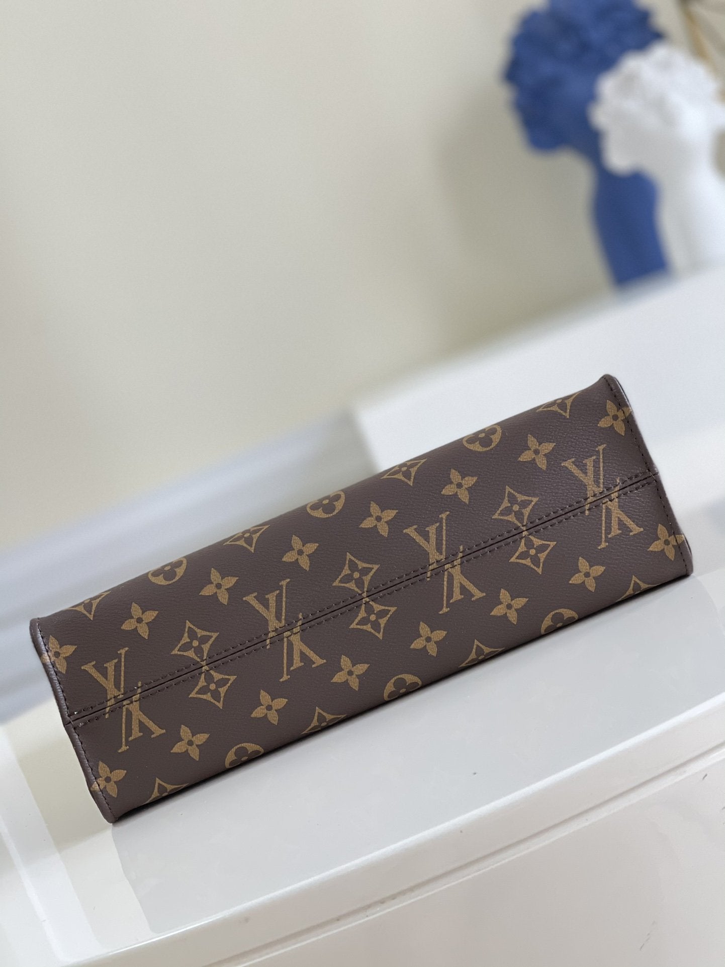 SAC PLAT 30CM TOILE MONOGRAMME