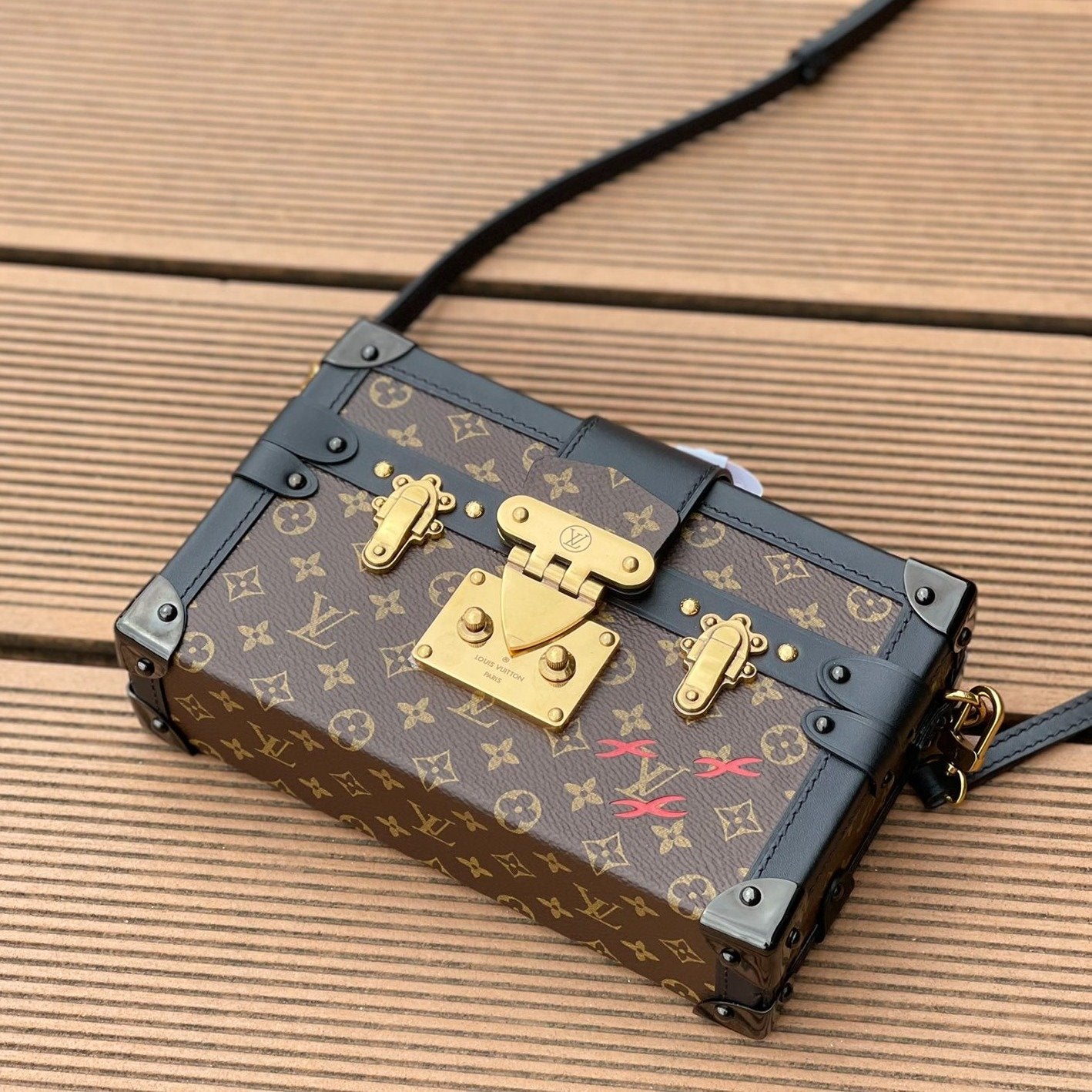LV PETITE MALLE 20CM TOILE MONOGRAMME