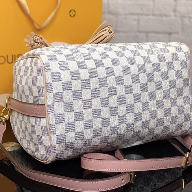 SPEEDY BANDOULIÈRE 30 DAMIER AZUR