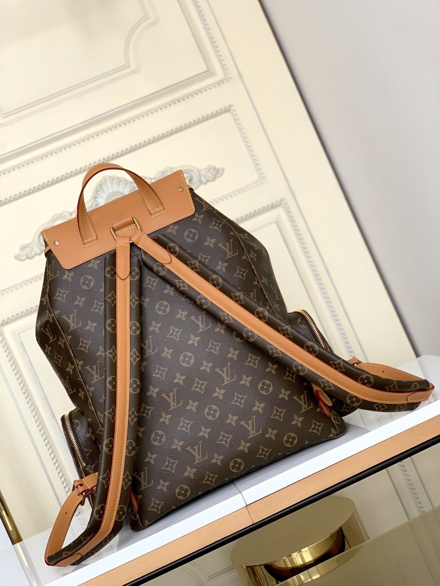 LV TRIO DE SACS À DOS 45 CM EN TOILE MONOGRAMME