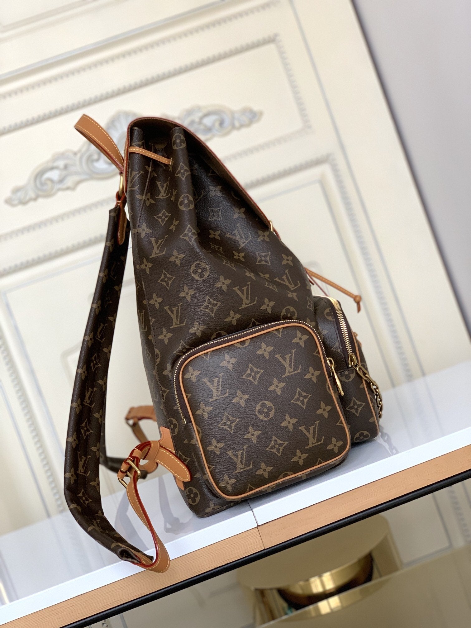 LV TRIO DE SACS À DOS 45 CM EN TOILE MONOGRAMME