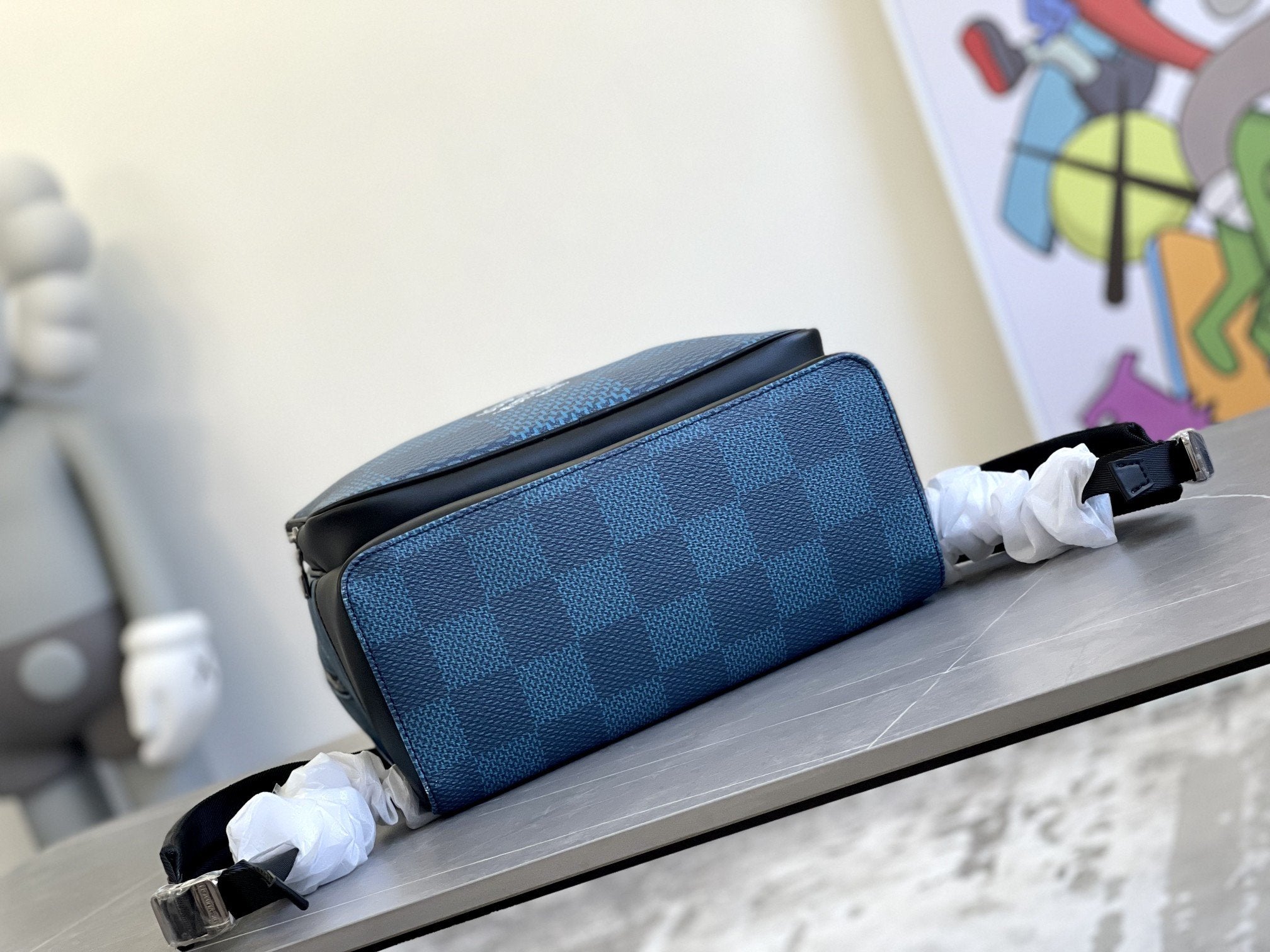 SAC À DOS CAMPUS 30 MARINE DAMIER GRAPHITE 