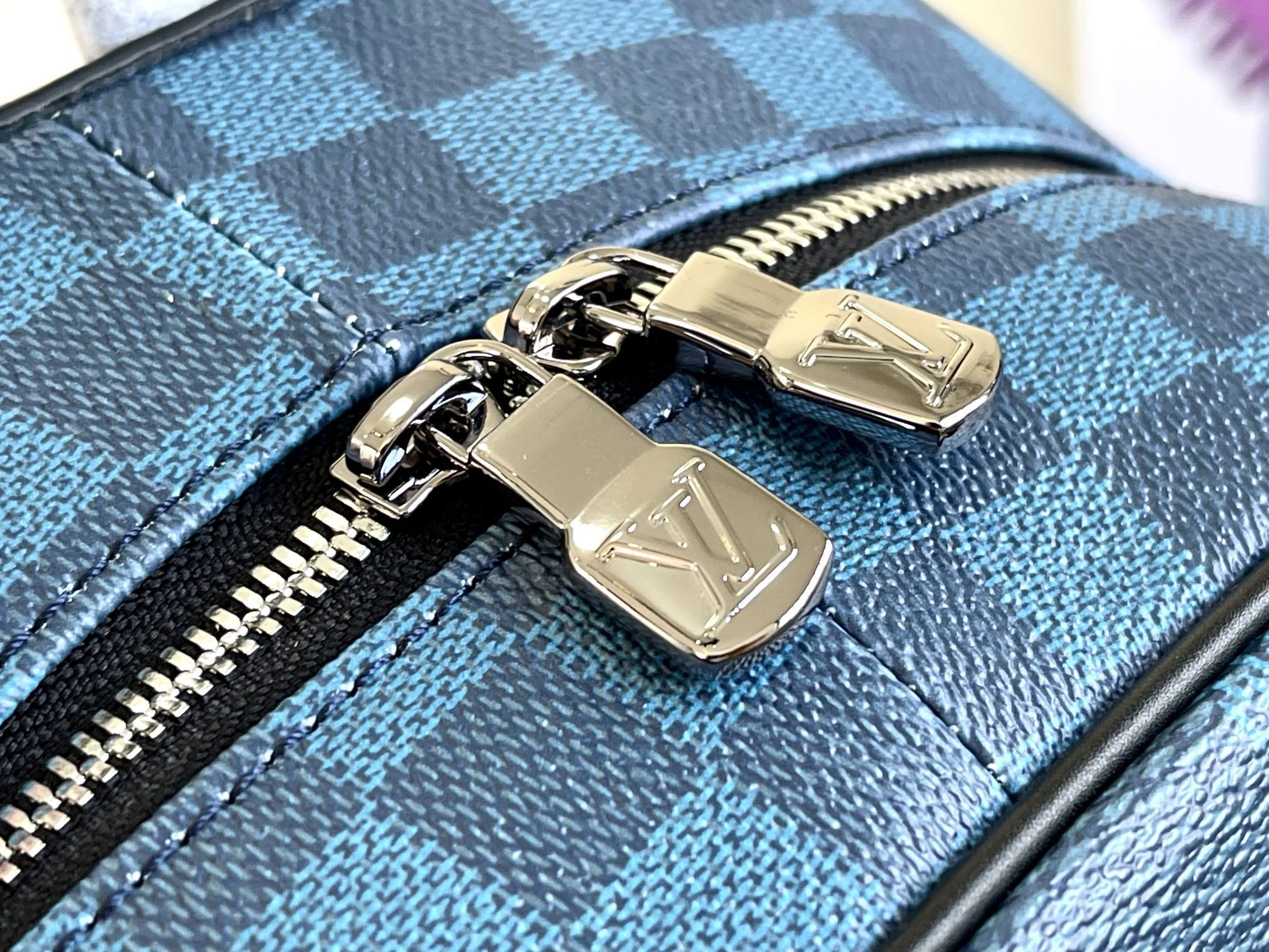 SAC À DOS CAMPUS 30 MARINE DAMIER GRAPHITE 