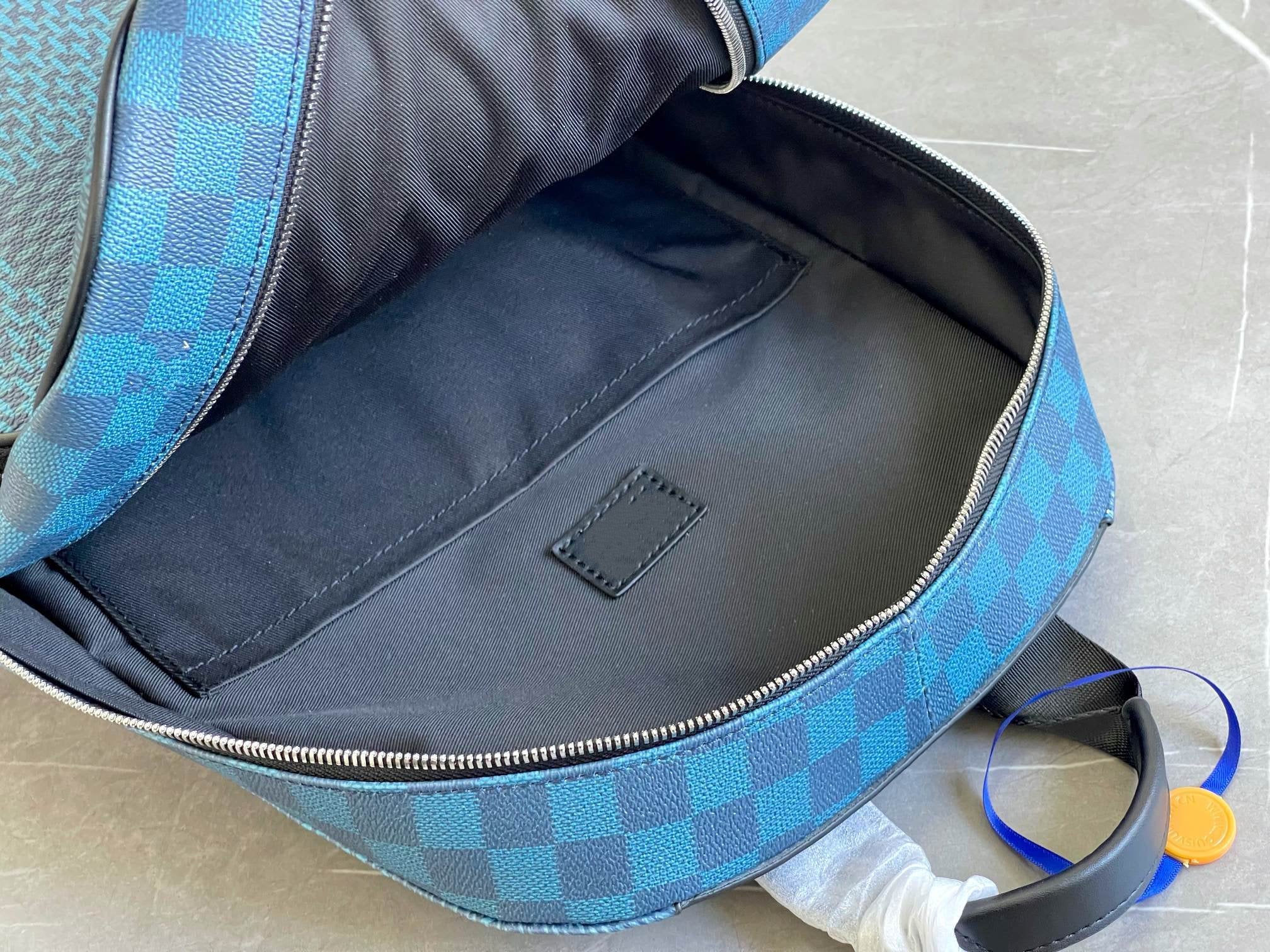 SAC À DOS CAMPUS 30 MARINE DAMIER GRAPHITE 