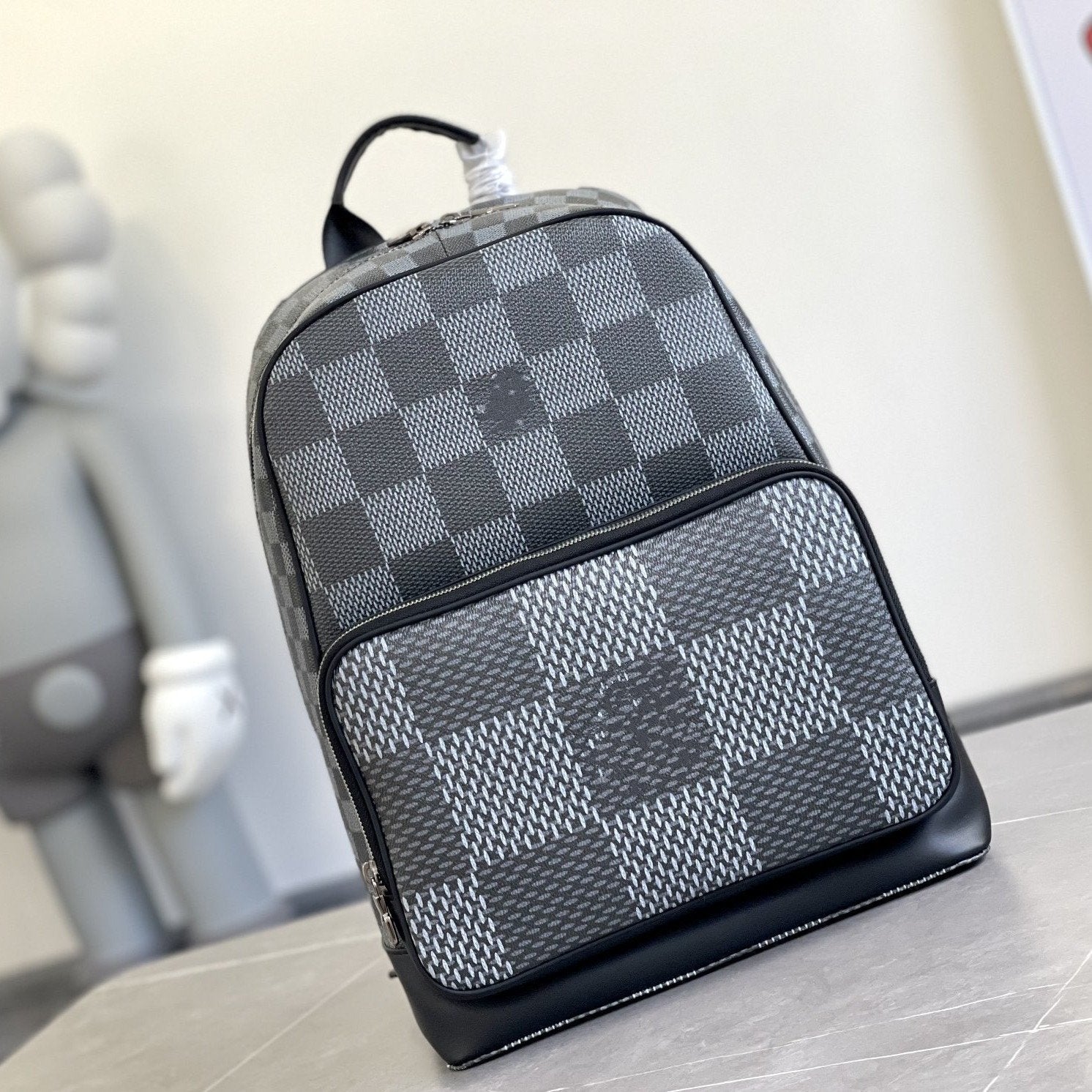 SAC À DOS CAMPUS 30 GRIS DAMIER GRAPHITE 