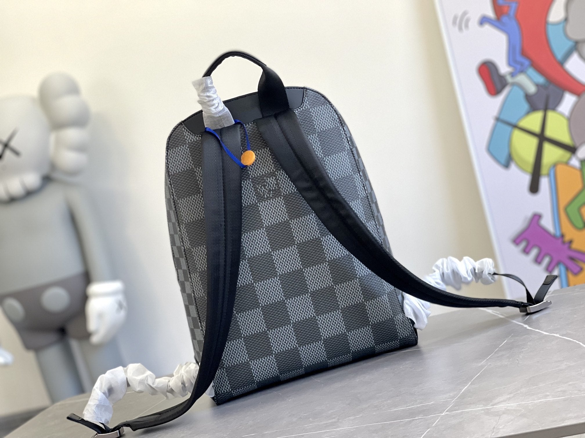 SAC À DOS CAMPUS 30 GRIS DAMIER GRAPHITE 