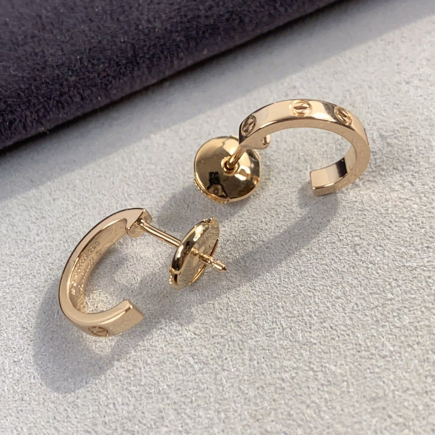 LOVE EARRINGS 2.65MM ROSE GOLD