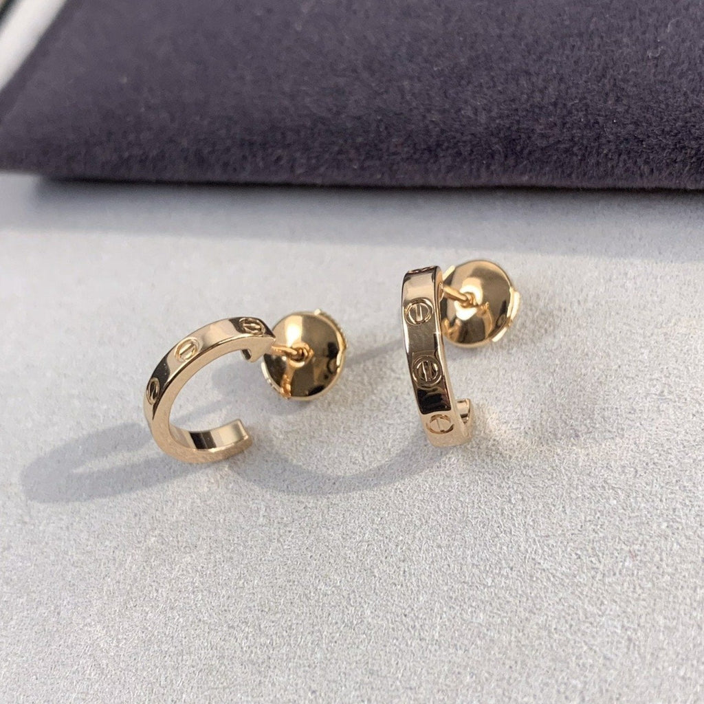LOVE EARRINGS 2.65MM ROSE GOLD