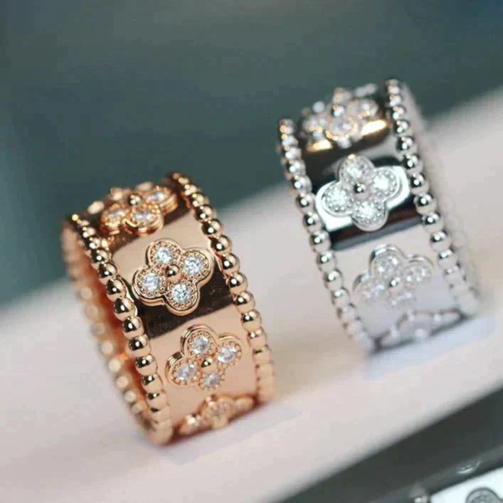 CLOVER KALEIDOSCOPE RING 10MM