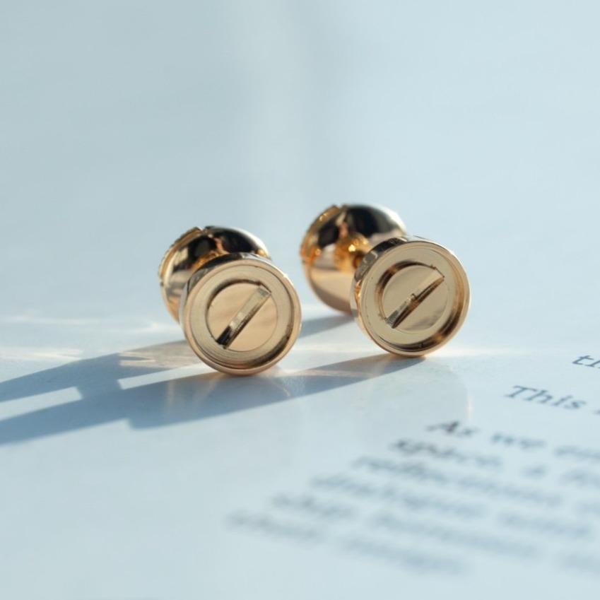 LOVE EARRINGS ROSE GOLD 10MM