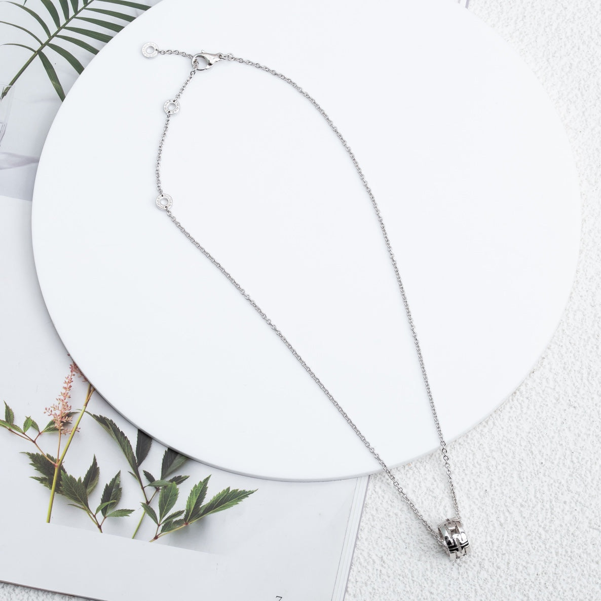 COLLIER PARENTESI ARGENT