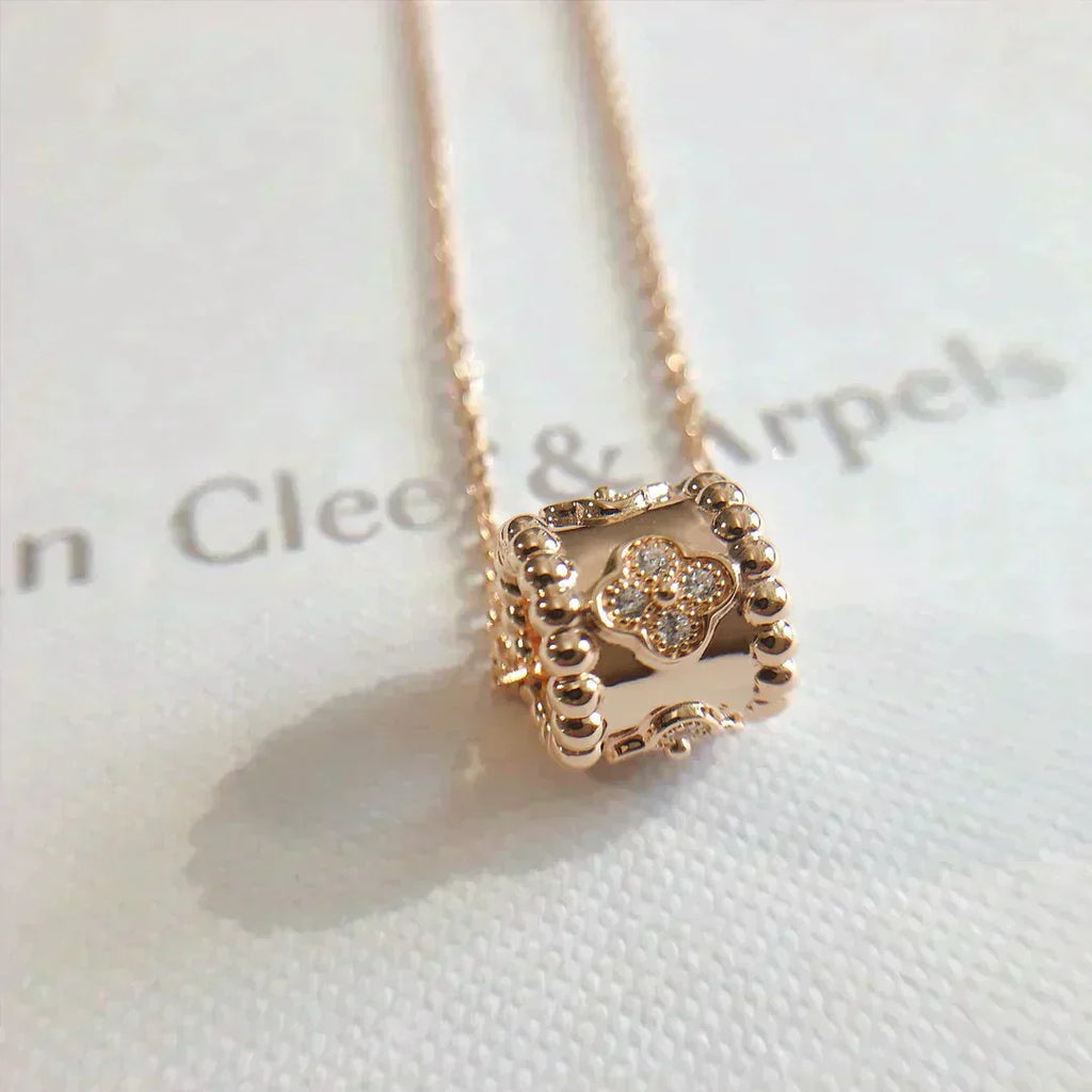 PERLEE PEDANT NECKLACE GOLD / ROSE GOLD
