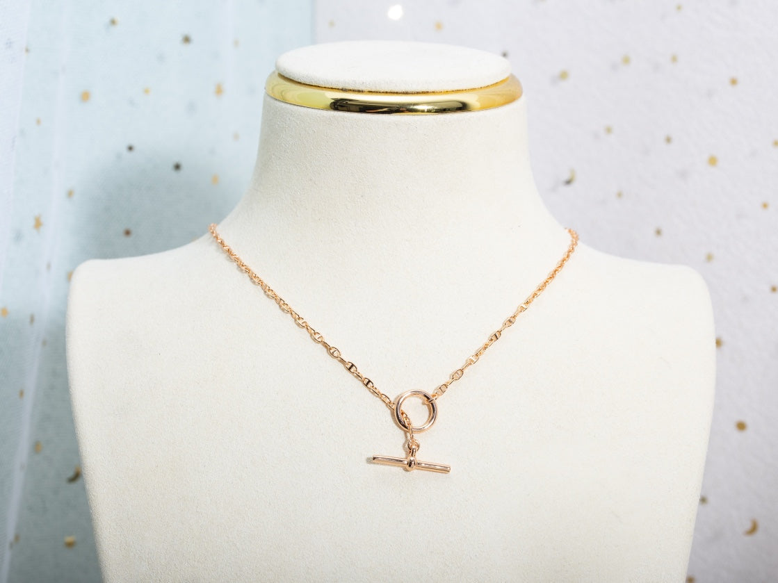 ECHAPPEE NECKLACE ROSE GOLD