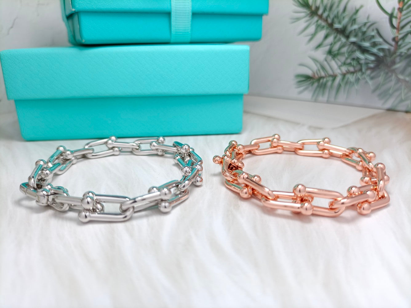 HARDWEAR BRACELET ROSE GOLD AND SILVER