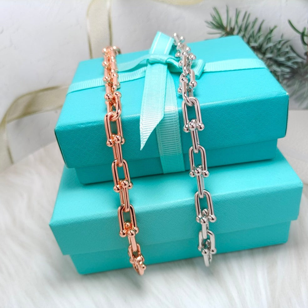 HARDWEAR BRACELET ROSE GOLD AND SILVER