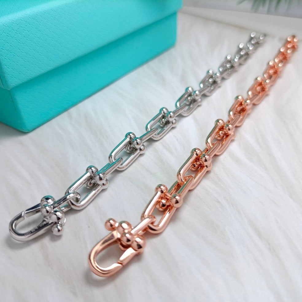 HARDWEAR BRACELET ROSE GOLD AND SILVER