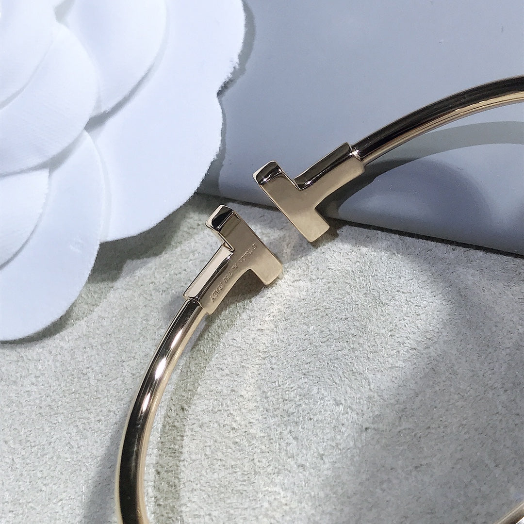 T BRACELET ROSE GOLD 1.8MM DIAMOND