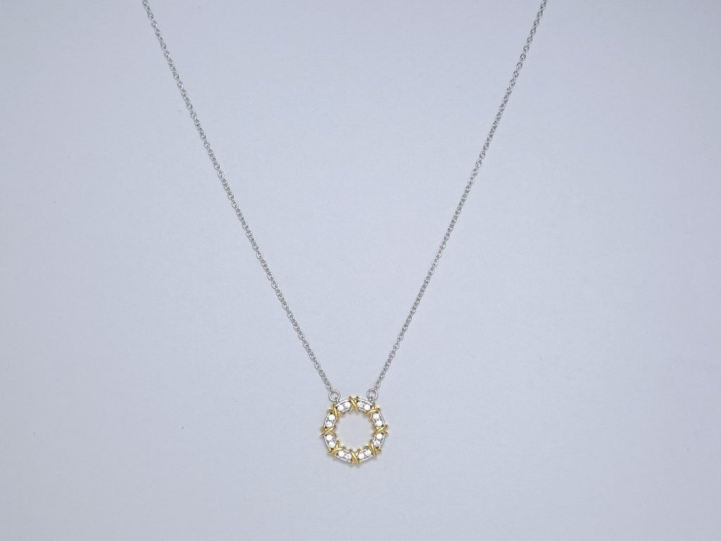 SIXTEEN STONE NECKLACE GOLD