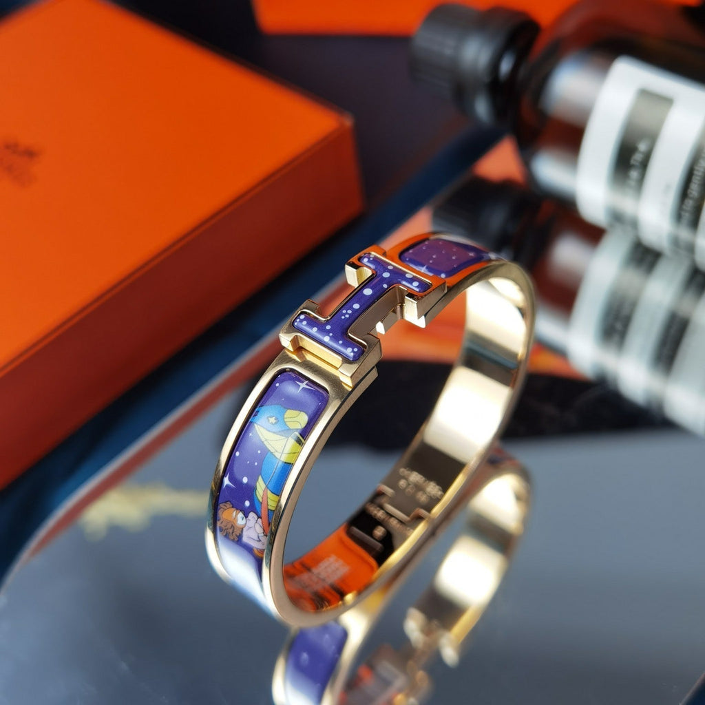 H スター＆ムーン ブレスレット 12mm