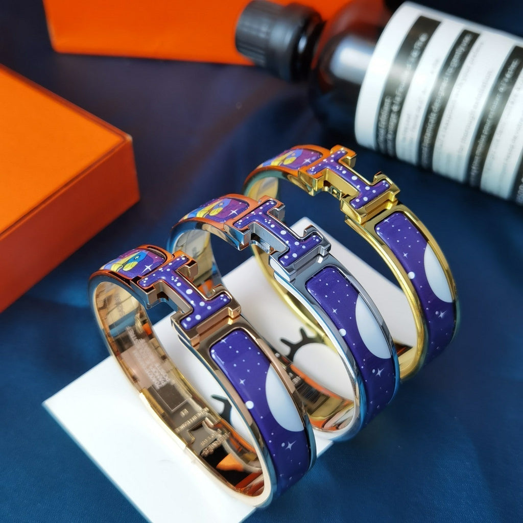 H スター＆ムーン ブレスレット 12mm