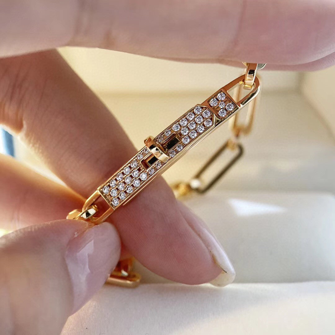 チェーンブレスレット スモールモデル ダイヤモンド