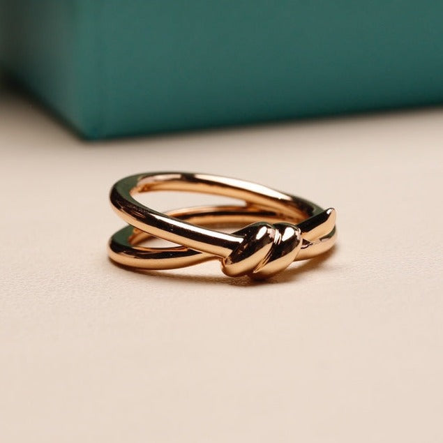 KNOT RING ROSE GOLD