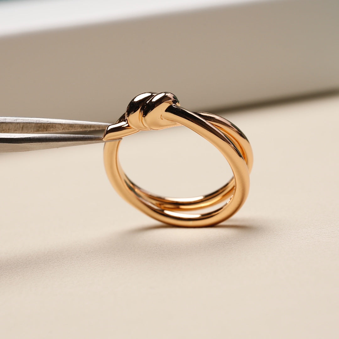 KNOT RING ROSE GOLD