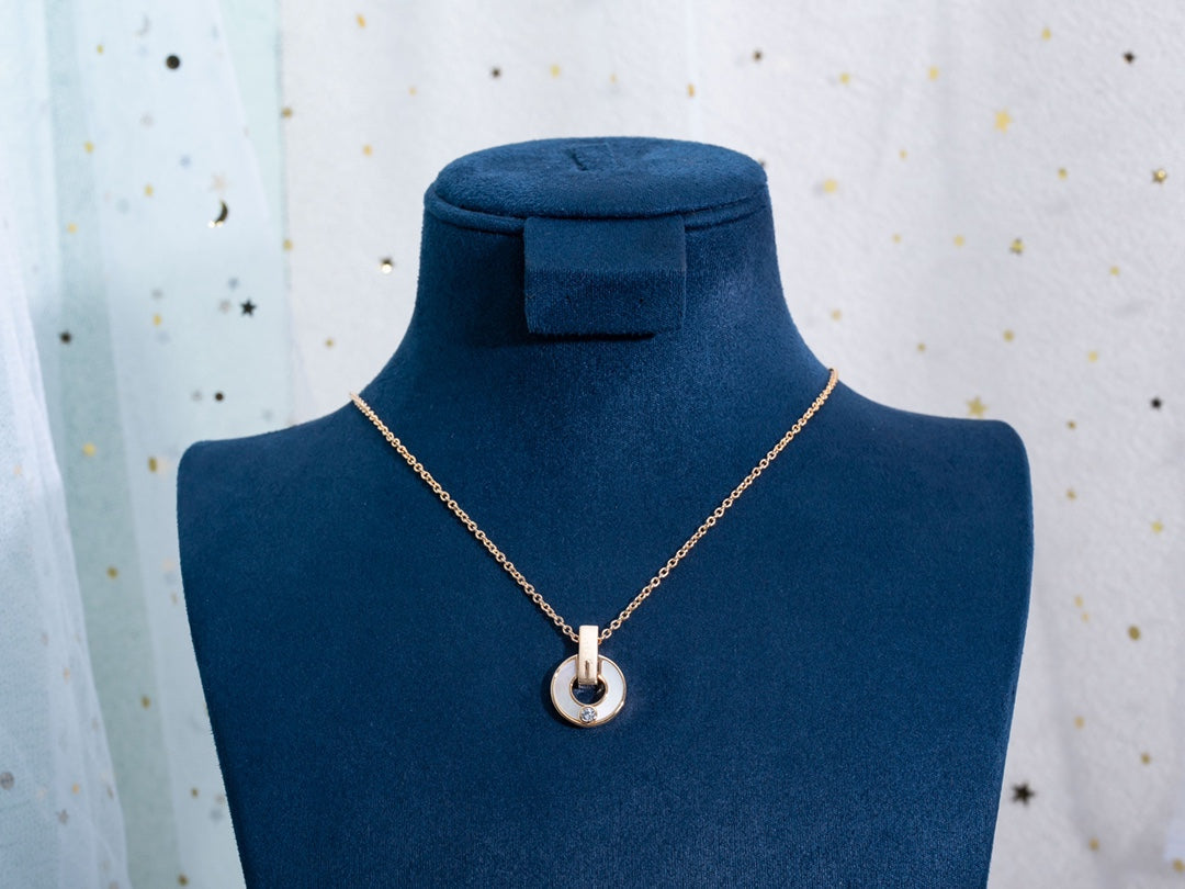 GARI NECKLACE ROSE GOLD MOP