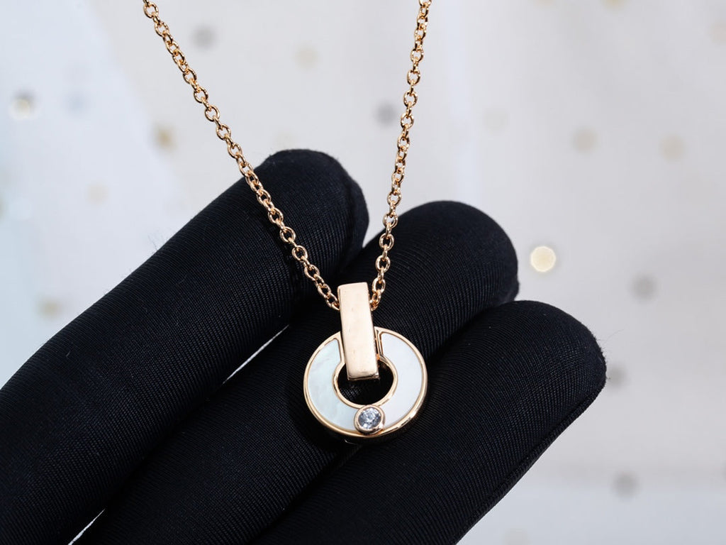GARI NECKLACE ROSE GOLD MOP