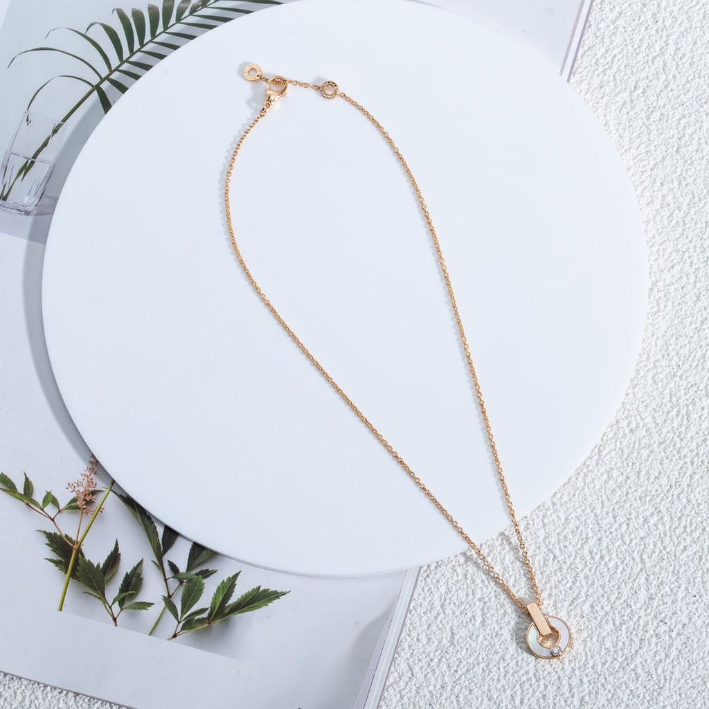 GARI NECKLACE ROSE GOLD MOP
