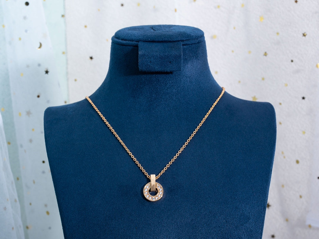 GARI NECKLACE ROSE GOLD DIAMOND