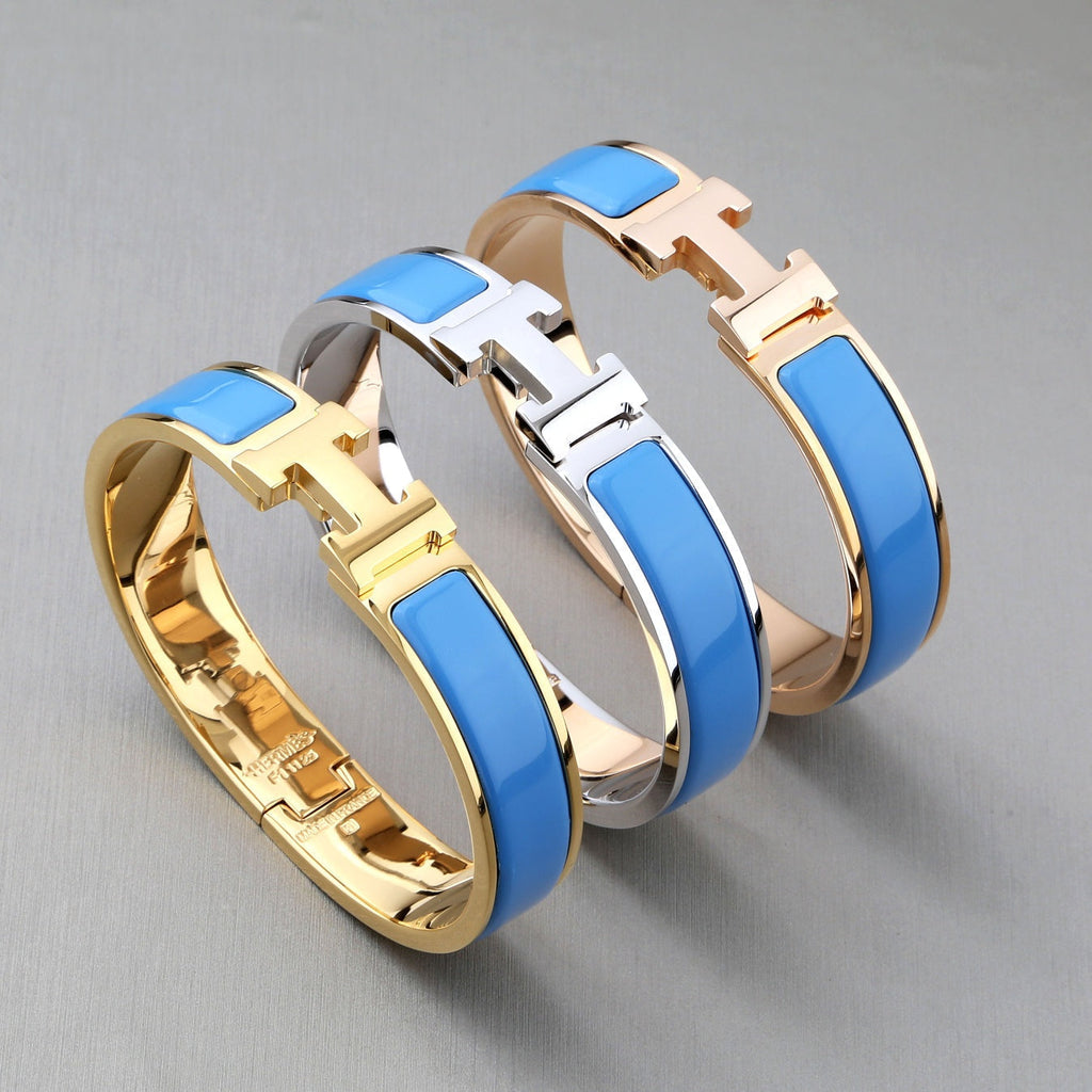 BRACELET H TURQUOISE 12MM