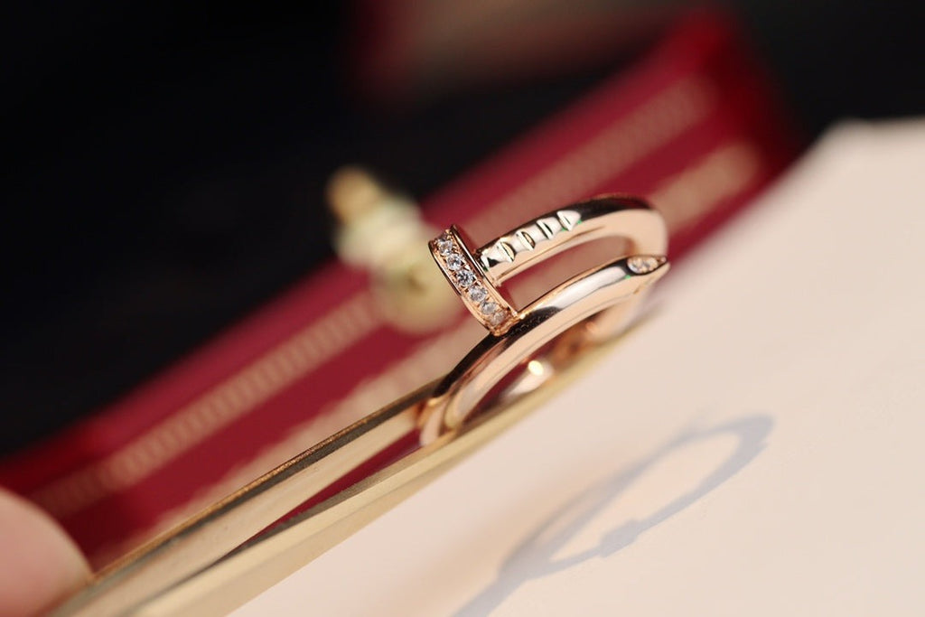JUSTE RING 2.65MM ROSE GOLD DIAMOND