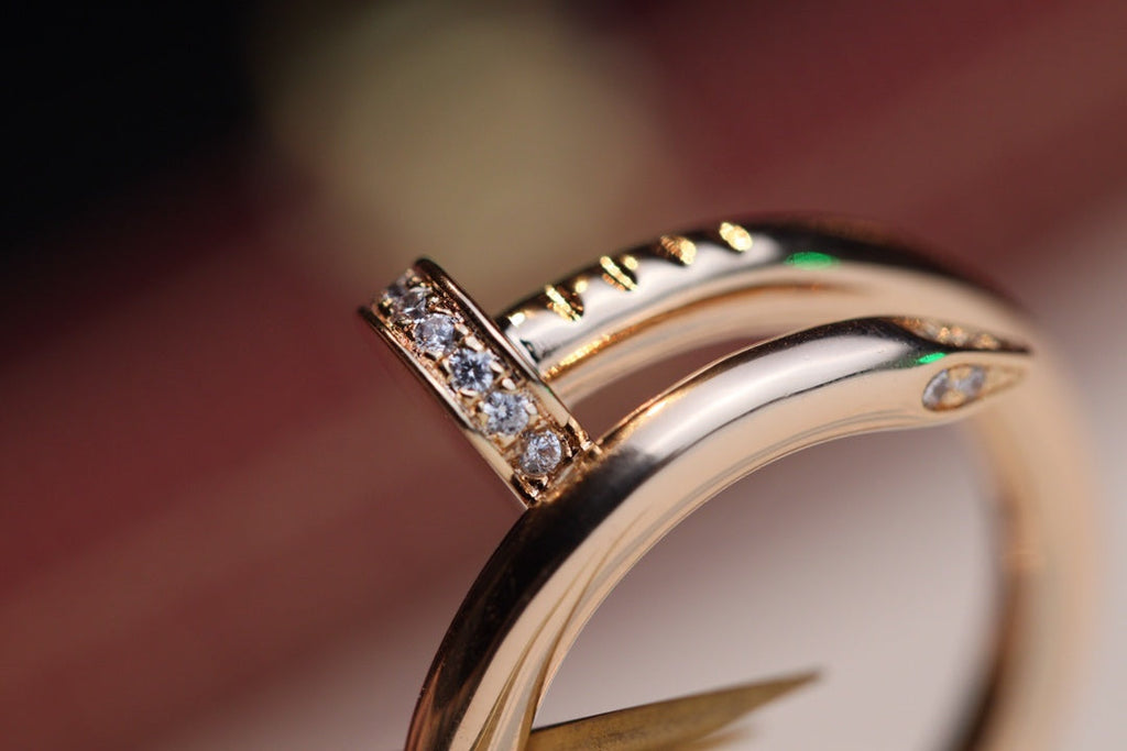JUSTE RING 2.65MM ROSE GOLD DIAMOND