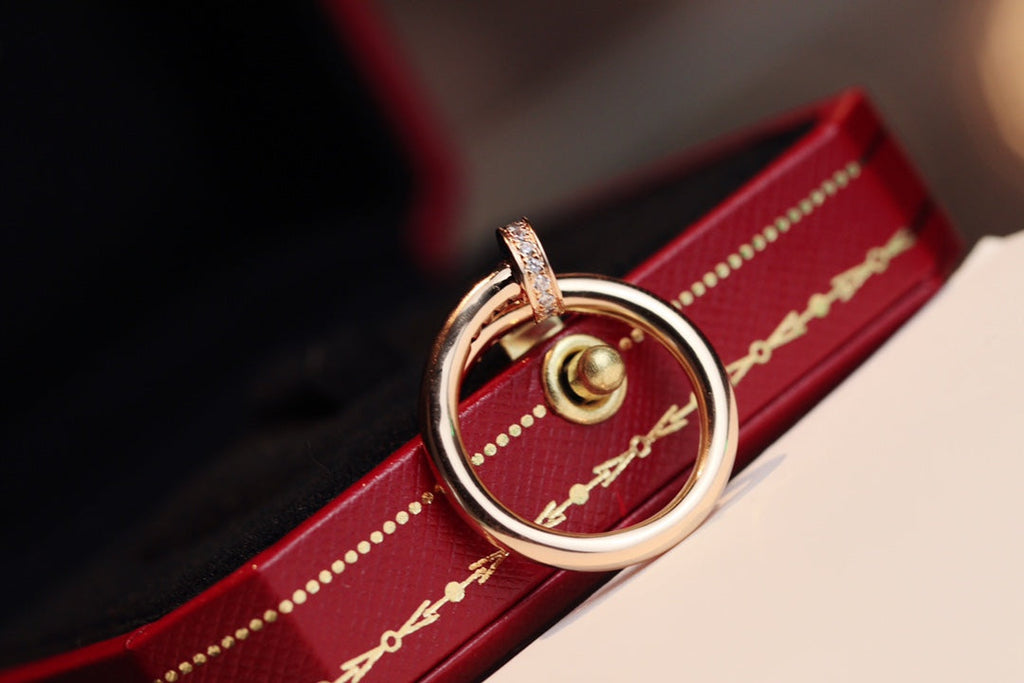 JUSTE RING 2.65MM ROSE GOLD DIAMOND