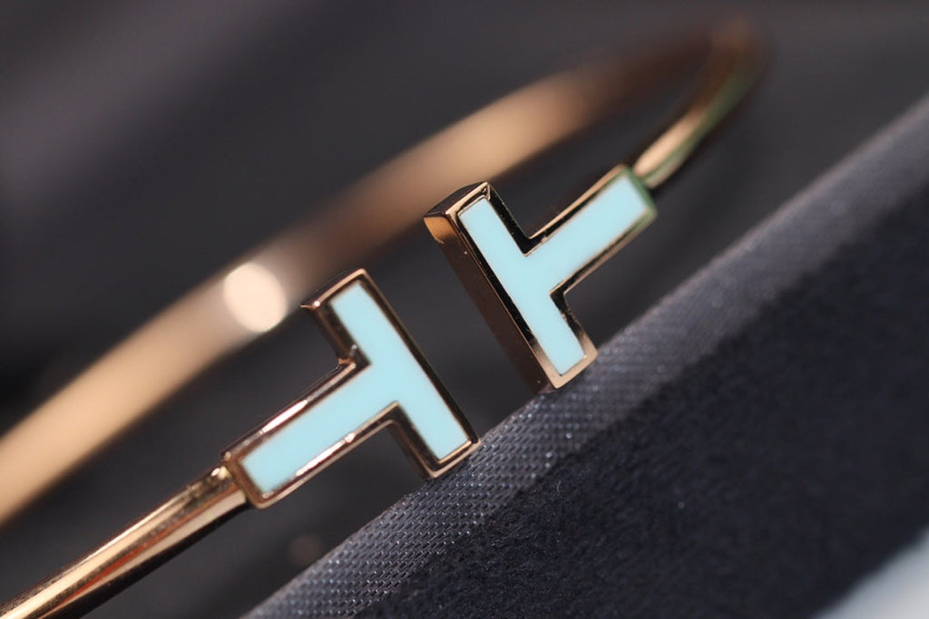 T BRACELET 1.8MM TURQUOISE ROSE GOLD