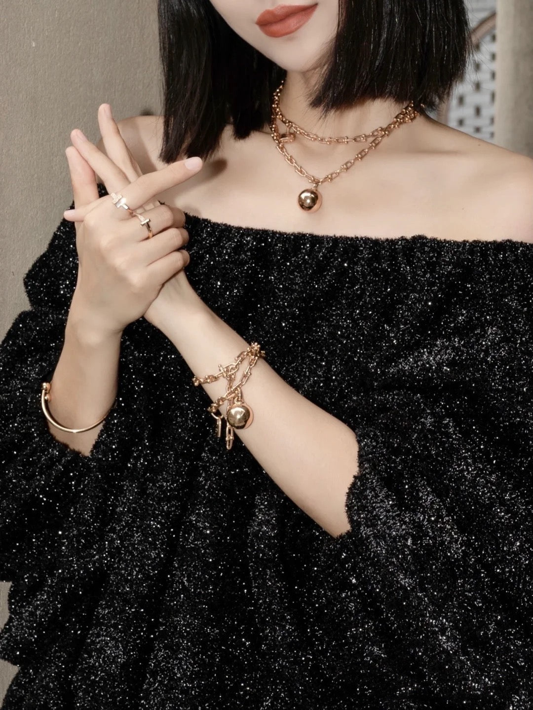 HARDWEAR WRAP ROSE GOLD BRACELET