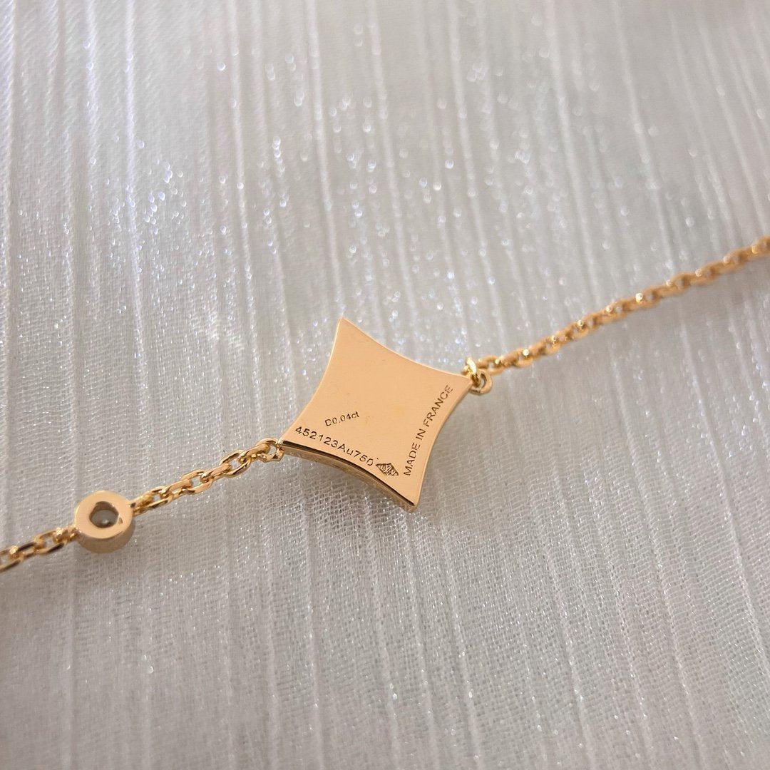 COLOR STAR CARNELIAN ROSE GOLD DIAMOND BRACELET