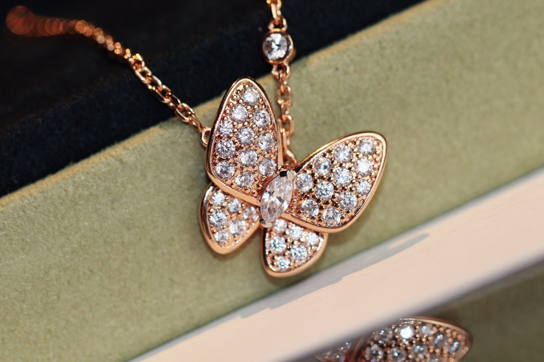 COLLIER PAPILLON DIAMANT