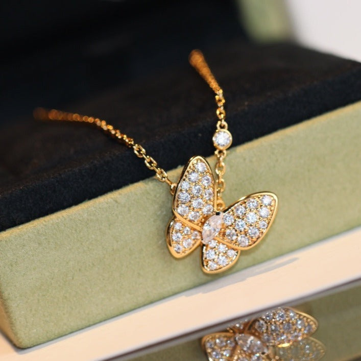 COLLIER PAPILLON DIAMANT