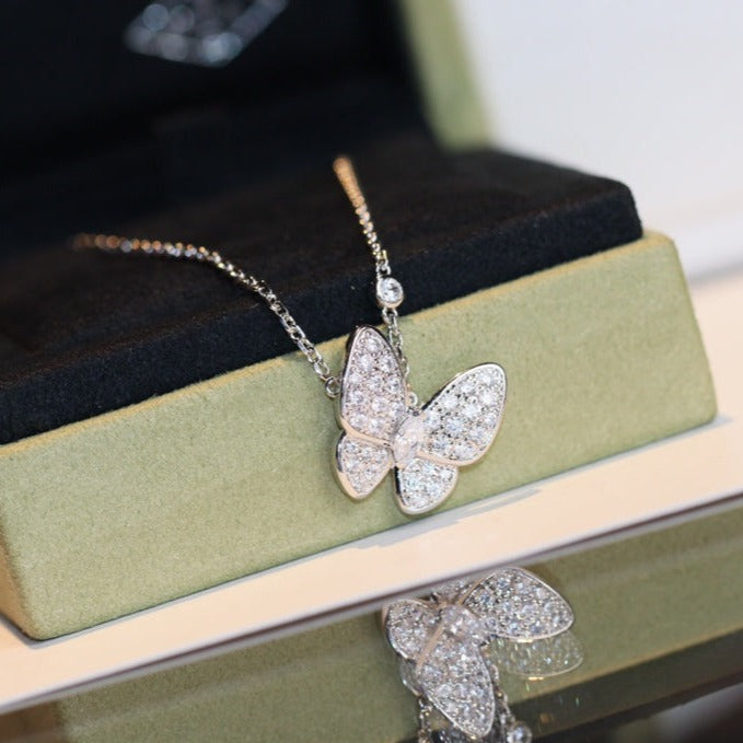 COLLIER PAPILLON DIAMANT