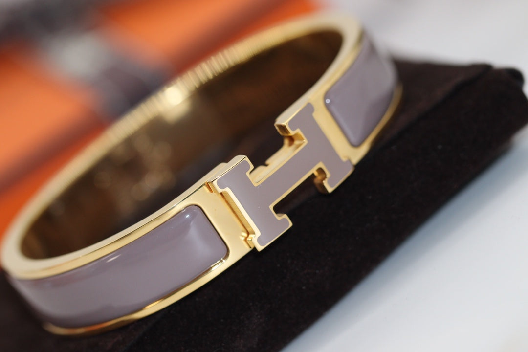 BRACELET H 12MM MARRON