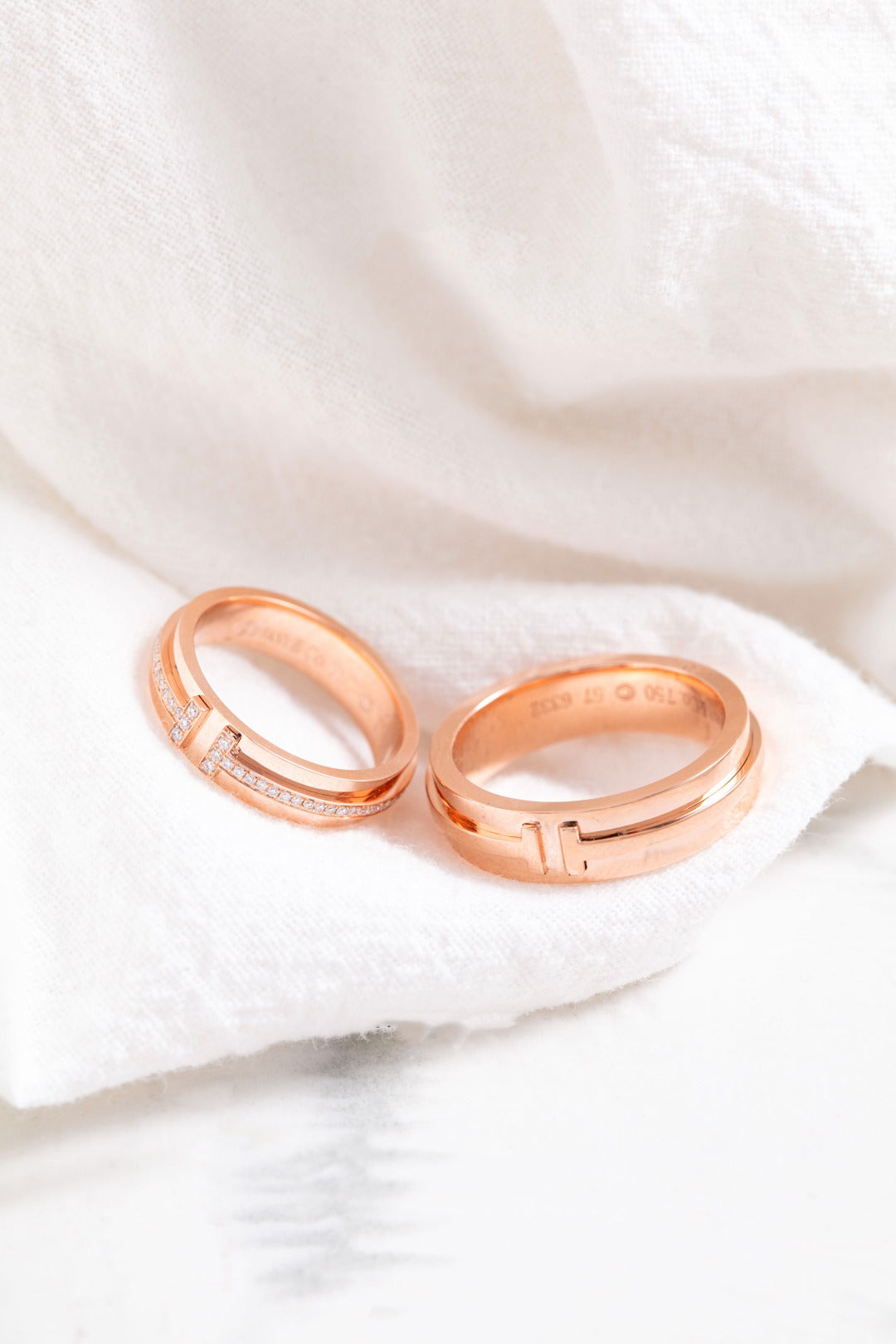 T ROSE GOLD RING