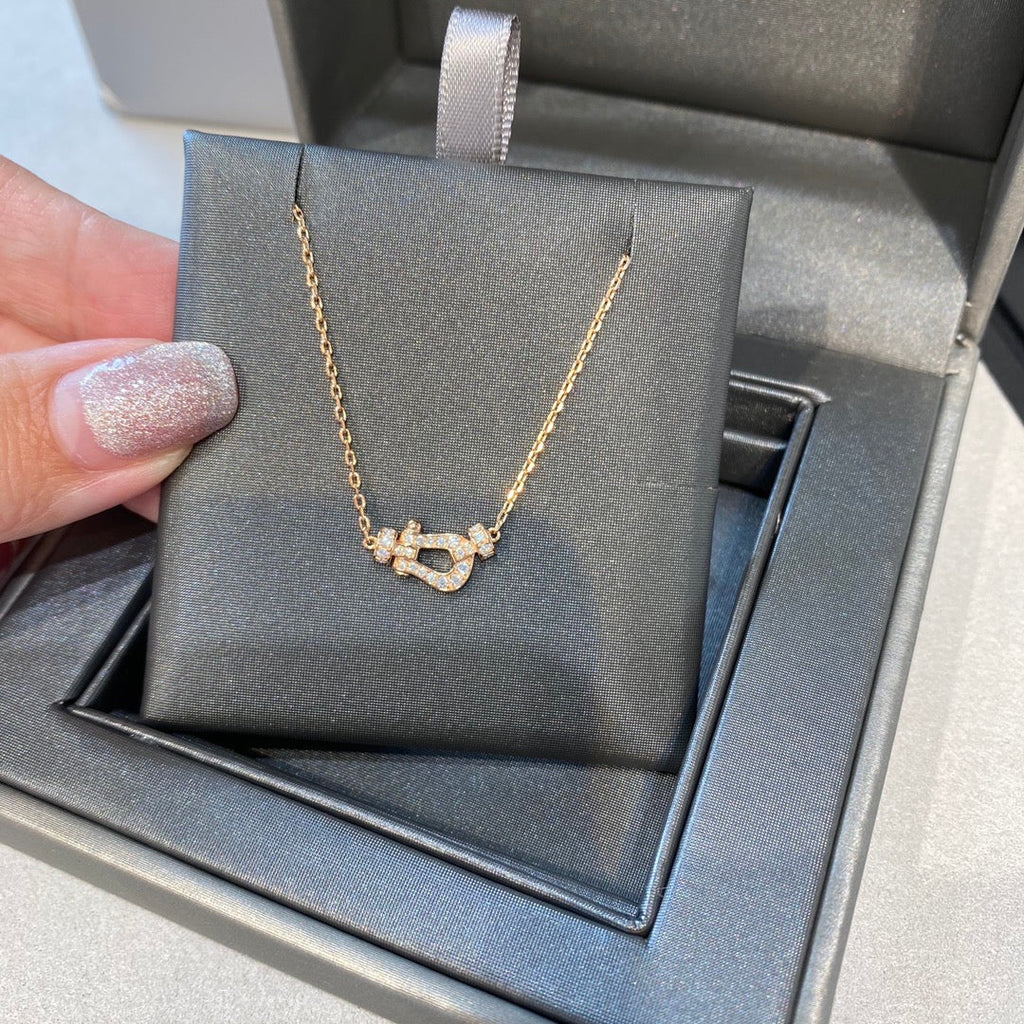 FORCE 10 DIAMOND ROSE GOLD NECKLACE MINI MODEL