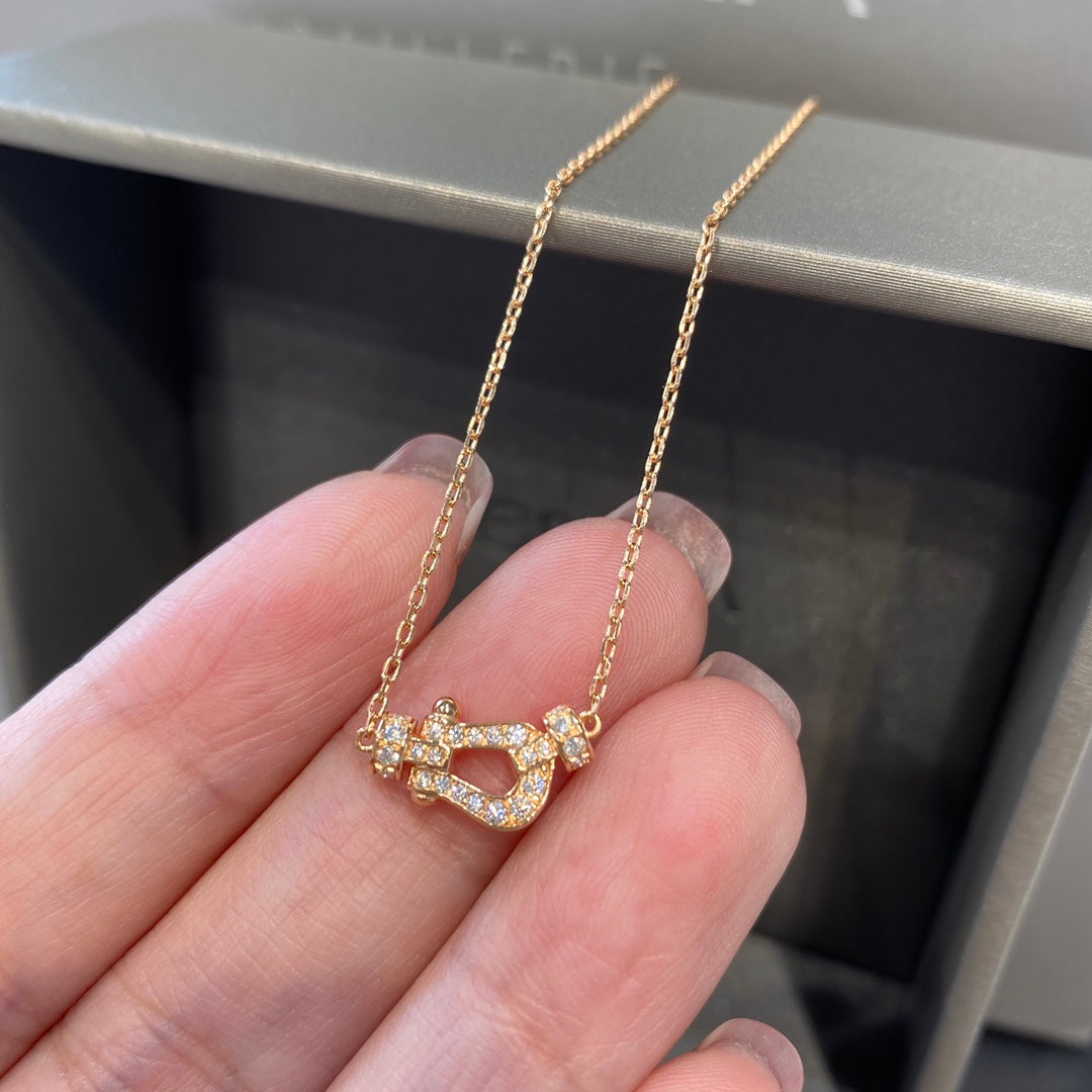 FORCE 10 DIAMOND ROSE GOLD NECKLACE MINI MODEL